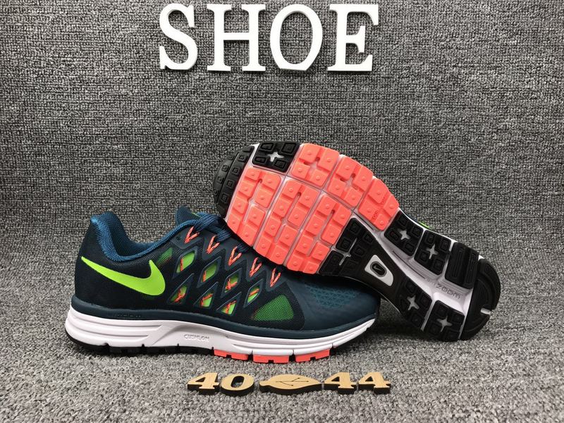 Nike Zoom Vomero IX Deep Blue Green Orange Running Shoes For Women